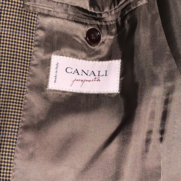 CANALI PROPOSTA BROWN BLAZER - Picture 9 of 10